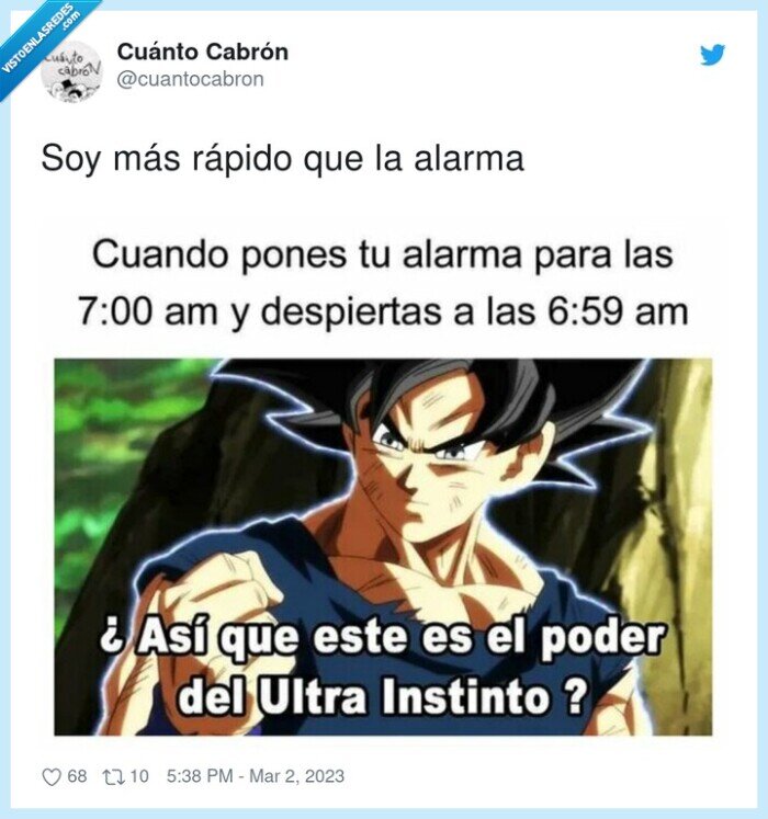 rápido,alarma,goku