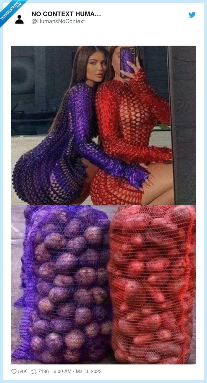 saco,patatas,vestidos,chicas