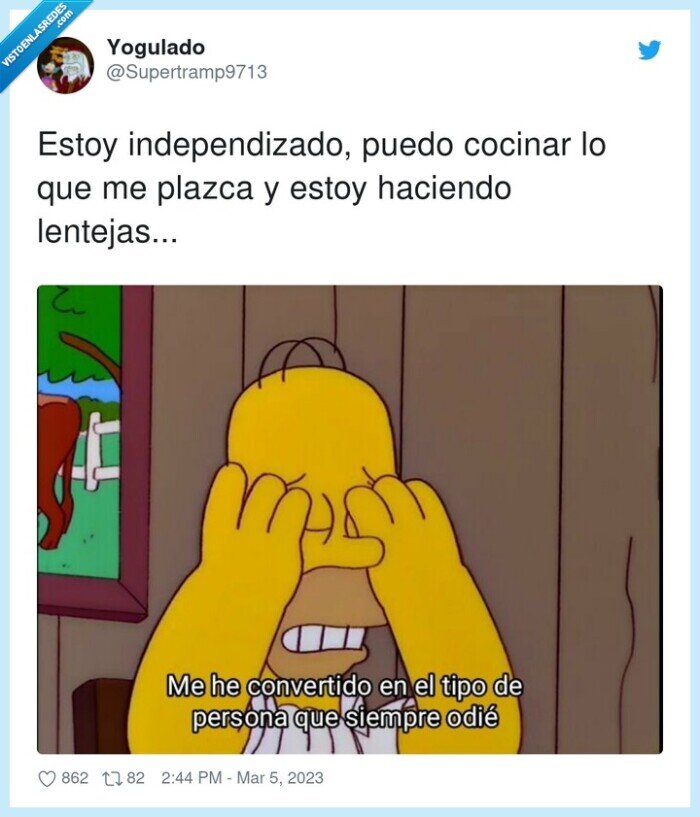 independizado,lentejas,cocinar