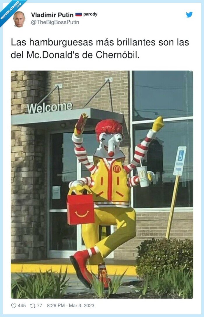 hamburguesas,brillantes,chernóbil,mcdonalds