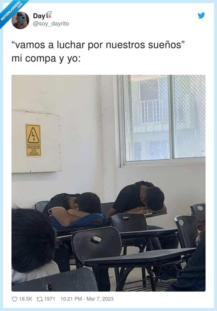 sueños,luchar,compa,clase,dormir