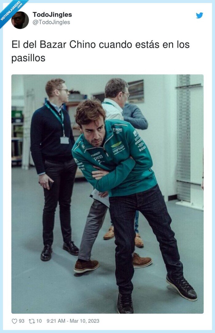 pasillos,fernando alonso,bazar chino