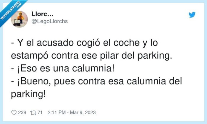 calumnia,estampar,acusado,parking