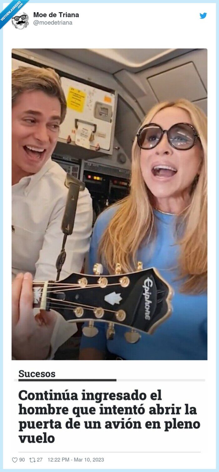 carlos baute,marta sanchez,avion,cantando