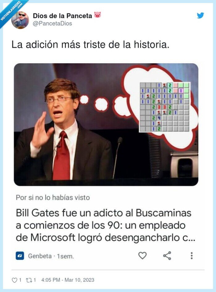 adicción,buscaminas,bill gates