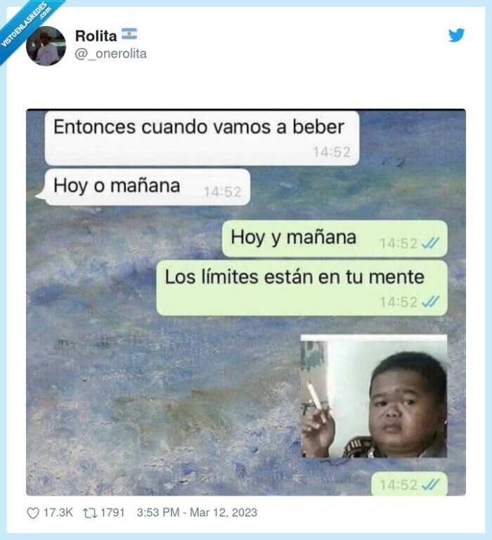 limites,beber,dos días