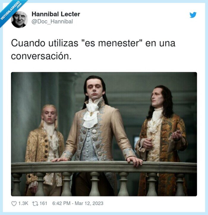 conversación,menester,utilizar