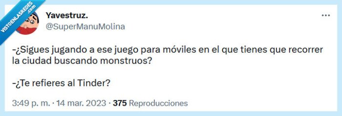 tinder,pokémon go,monstruos,móvil,juego