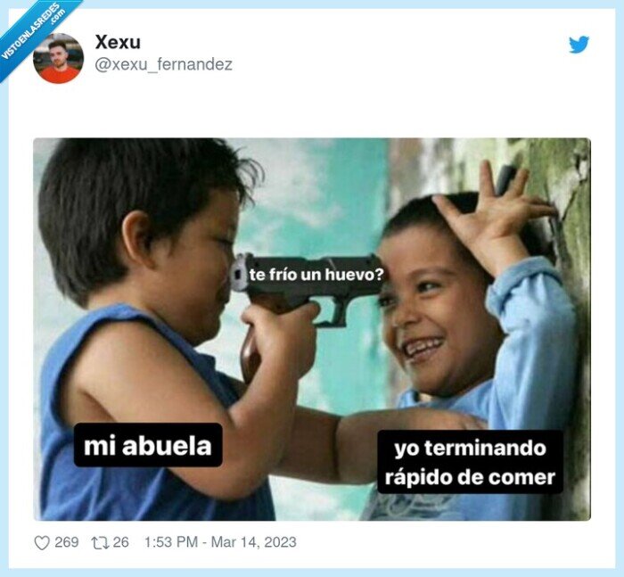 abuela,huevo frito,rapido,comida