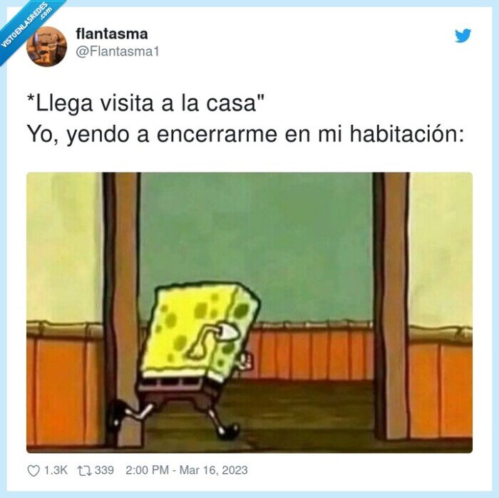 habitación,encerrarme,llegar,visitas