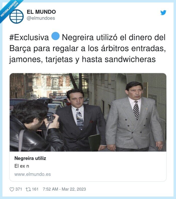 sandwicheras,exclusiva,árbitros,negreira