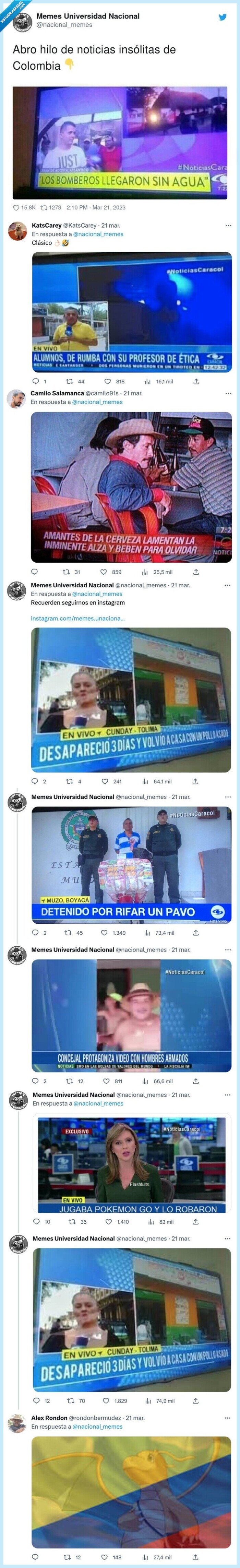 insólitas,noticias,colombia,hilo