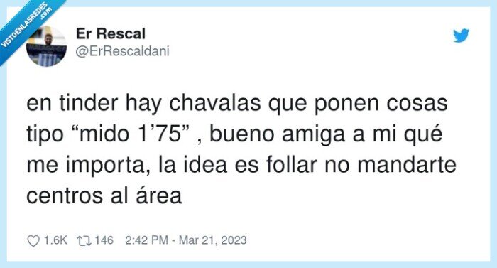 1’75”,chavalas,mandarte,importa,centros al área,tiktok,ligar,altura
