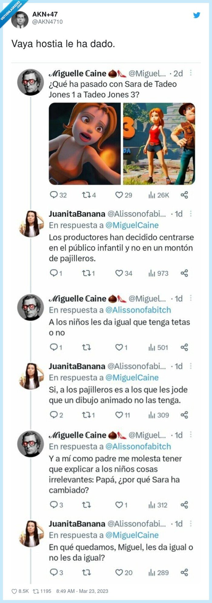 hostia,vaya,dado,sexista,tadeo,dibujos,tetas