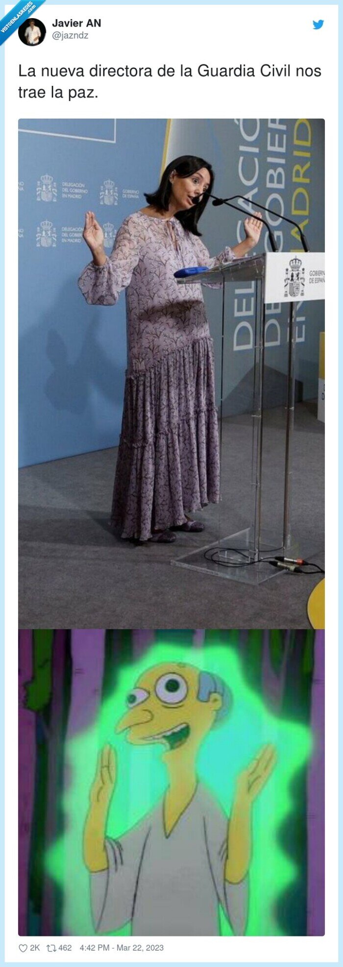 directora,guardia civil,sr burns