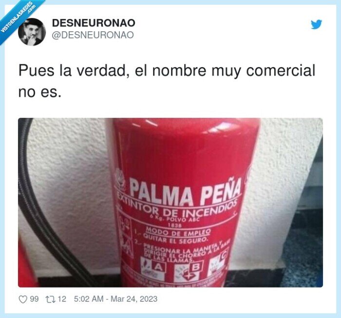 comercial,verdad,nombre,extintor,palma peña