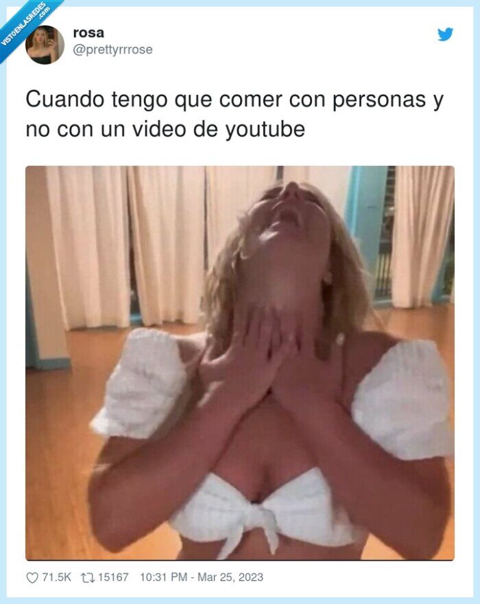 personas,youtube,comer,video