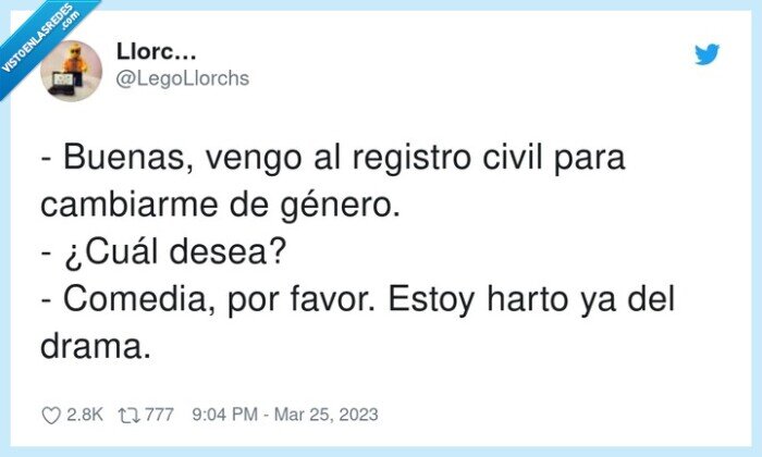 cambiarme,registro,comedia,género