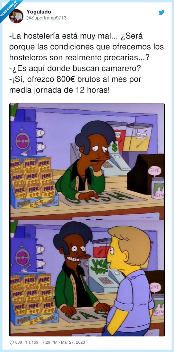 hostelería,condiciones precarias,hosteleros,simpson