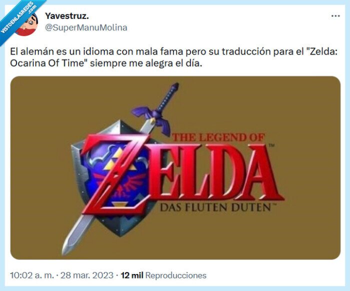 zelda,ocarine of time,alemán