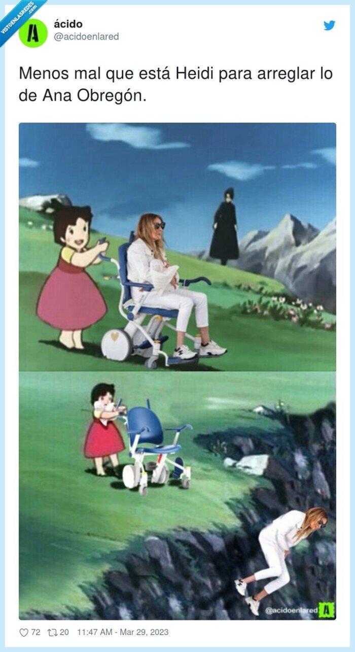 ana obregón,arreglar,heidi