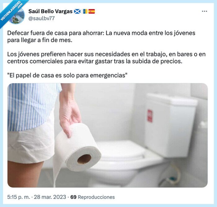 pobreza,papel,baño,ahorro,inflacion,precio,subida,cagar