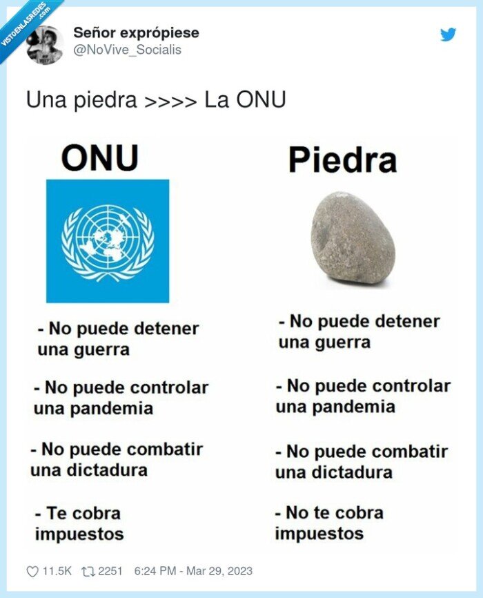 piedra,onu,comparativa