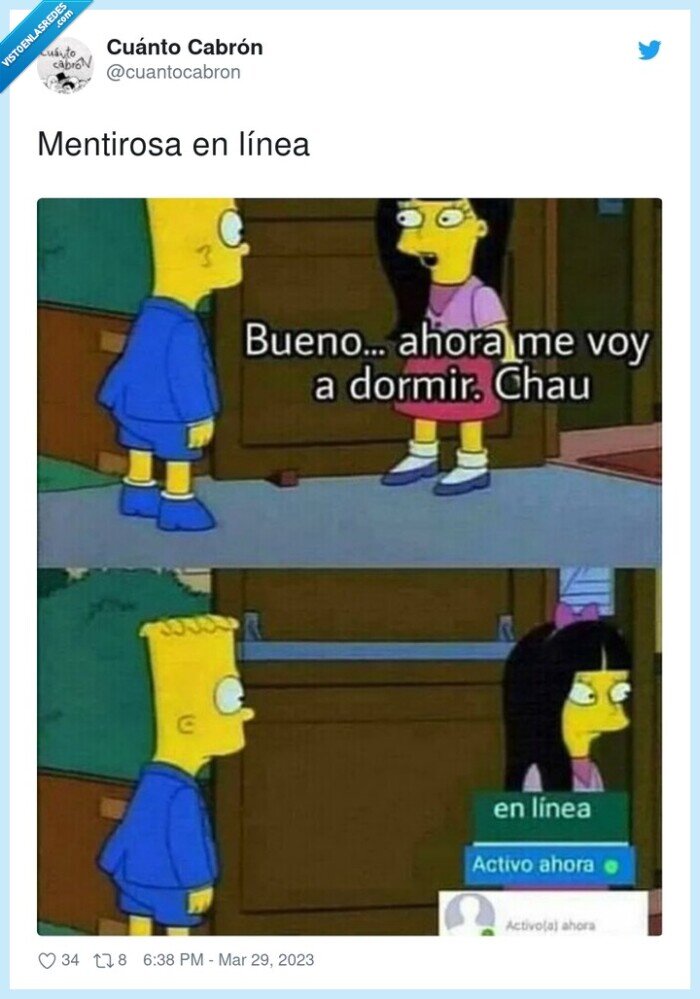 despedirse,mentir,en linea