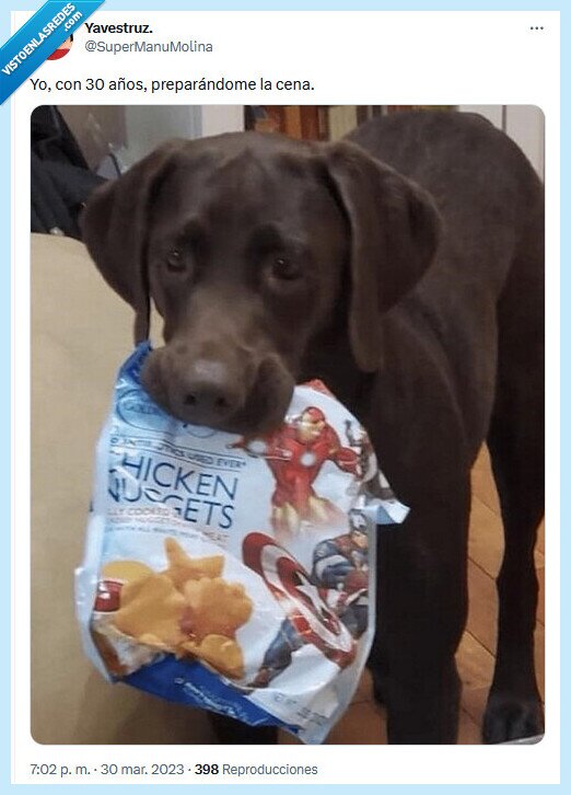 cena,preparar,30 años,nuggets,marvel