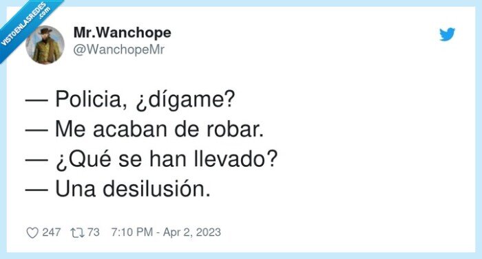 robar,llevarse,desilusión