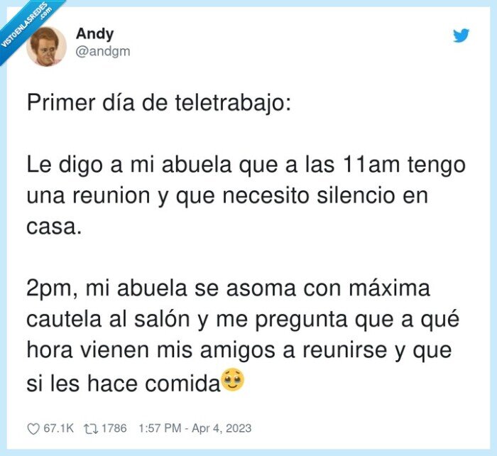 teletrabajo,comida,silencio,reunirse,abuela