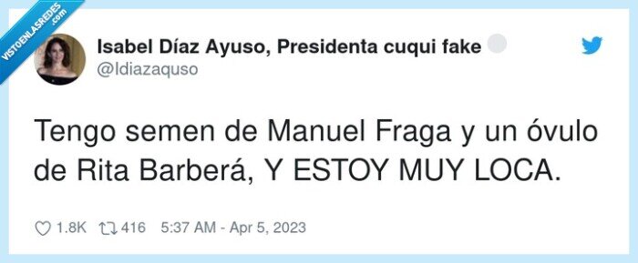 rita barberá,óvulo,manuel fraga,fecundar,ana obregon