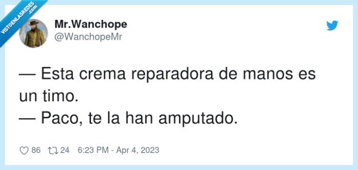 reparadora,crema,manos,paco