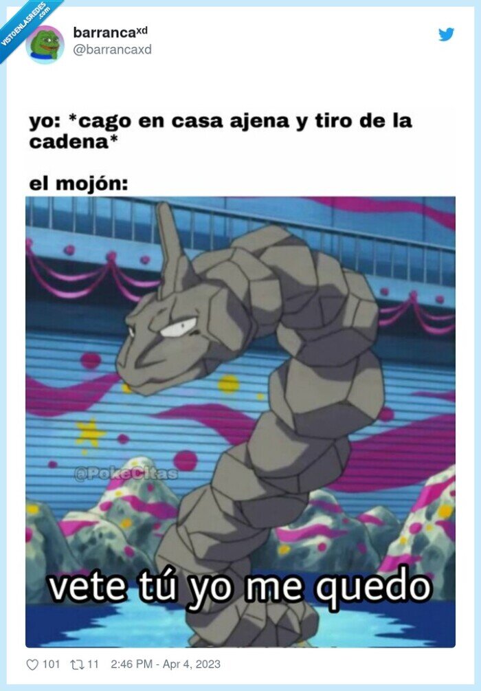 mojón,casa ajena,wc