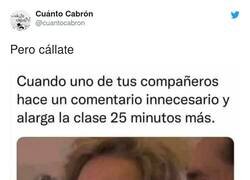 Enlace a Sentir el odio de toda la clase, por @cuantocabron