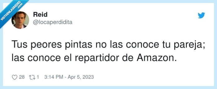 repartidor,peores pintas,conocer,pareja,amazon