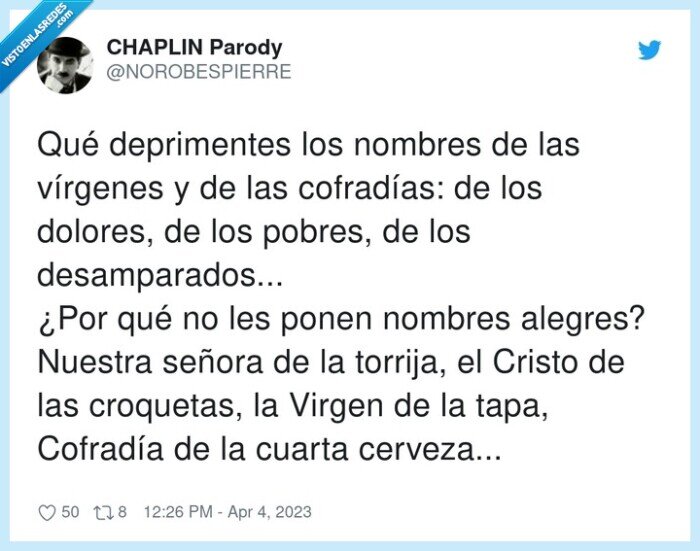 desamparados,deprimentes,croquetas,cofradías,nombres