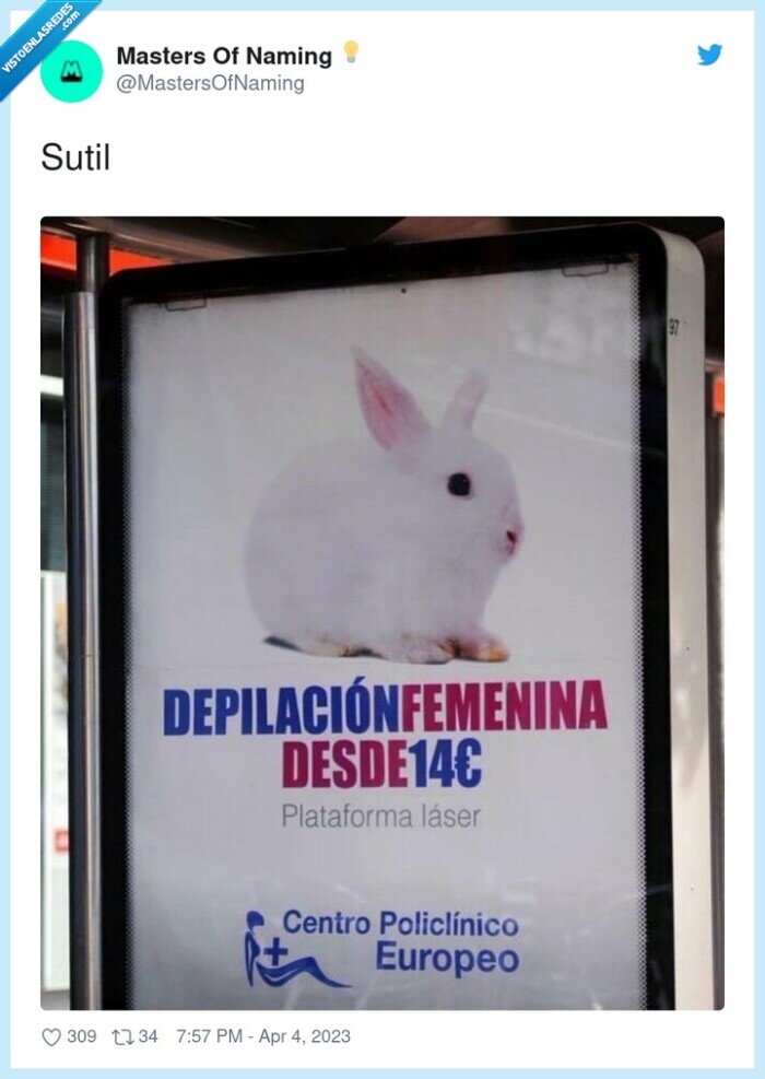 sutil,depilación,conejo