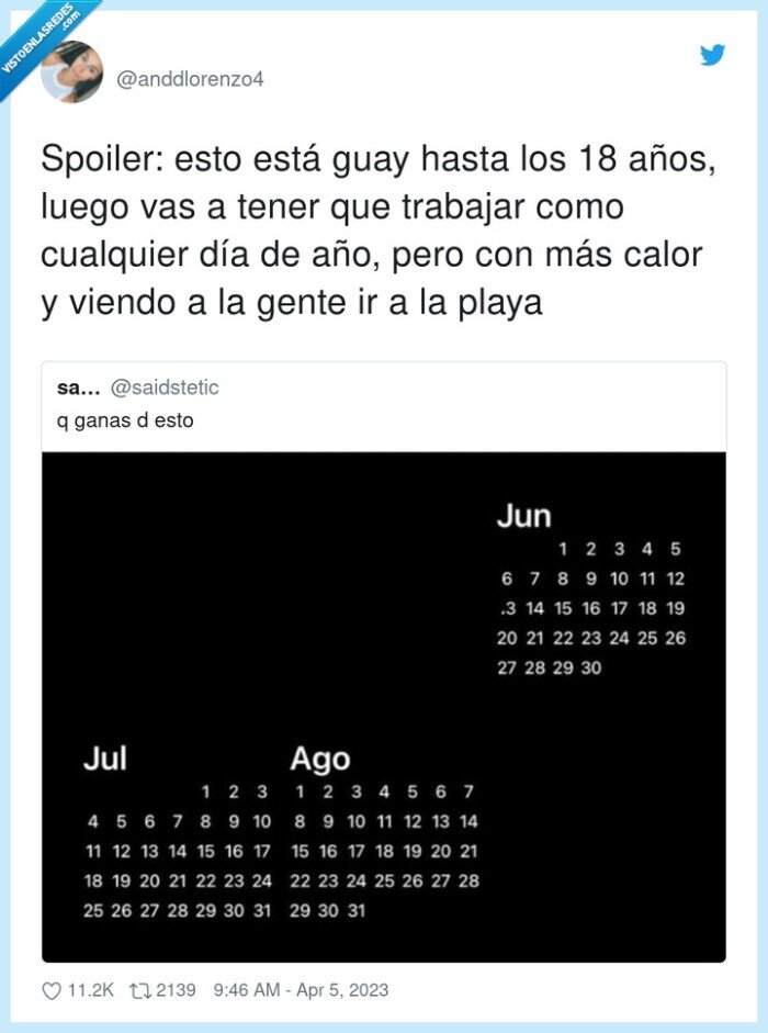 vacaciones,verano,trabajar,spoiler