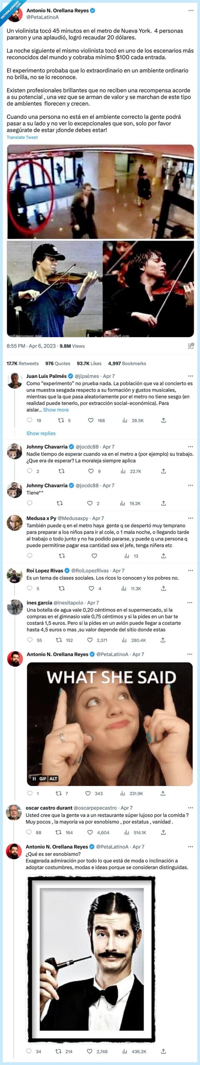 experimento,reconocidos,violinista,aplaudir,escenarios