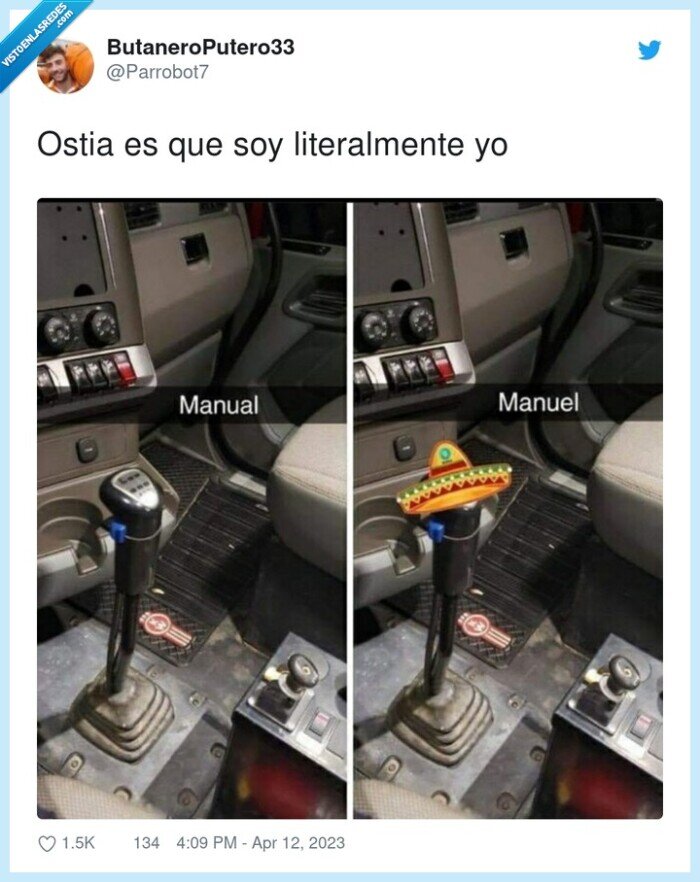 coche,cambio,manual,manuel,gorrito