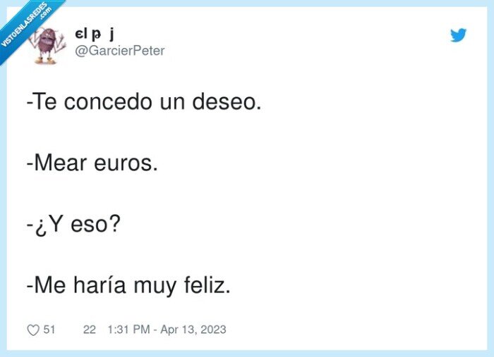 concedo deseo,euros,feliz,mear