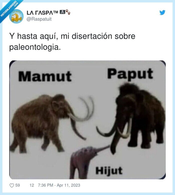 paleontologia,disertación,mamut