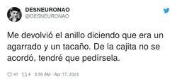 Enlace a Y ya puestos, a ver si tiene el ticket de compra por lo de la tienda, por @DESNEURONAO
