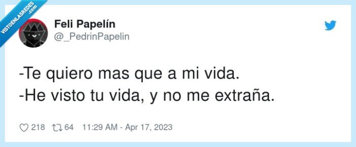 querer,vida,patético