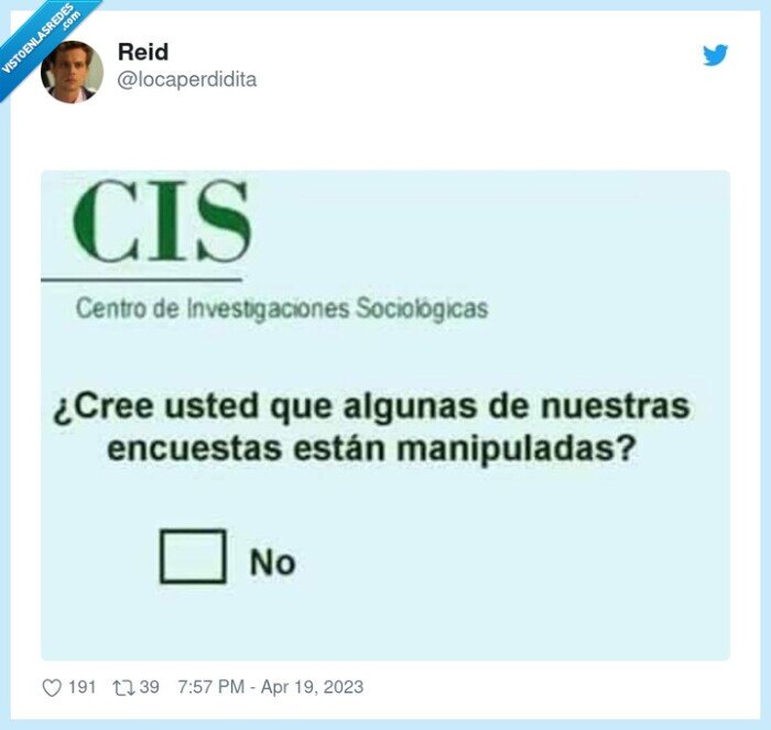 cis,encuesta,manipulación