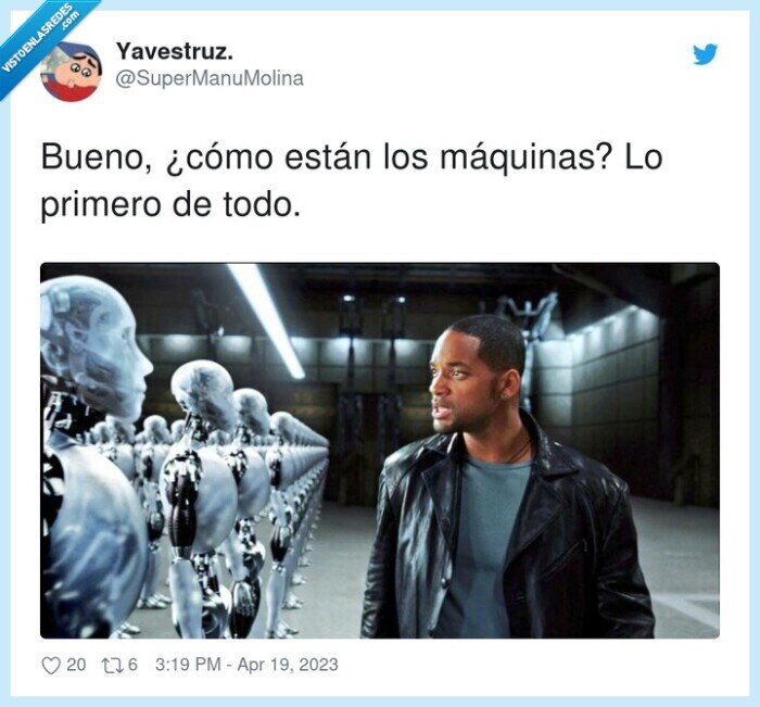 máquinas,primero,yo robot,will smith,david bisbal,cómo están