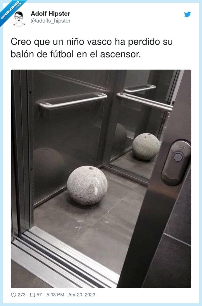 ascensor,fútbol,perdido,balón,niño,vasco