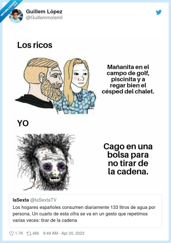 ricos,pobres,agua,sequía