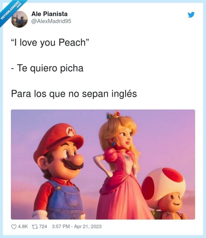 peach,inglés,picha,super mario